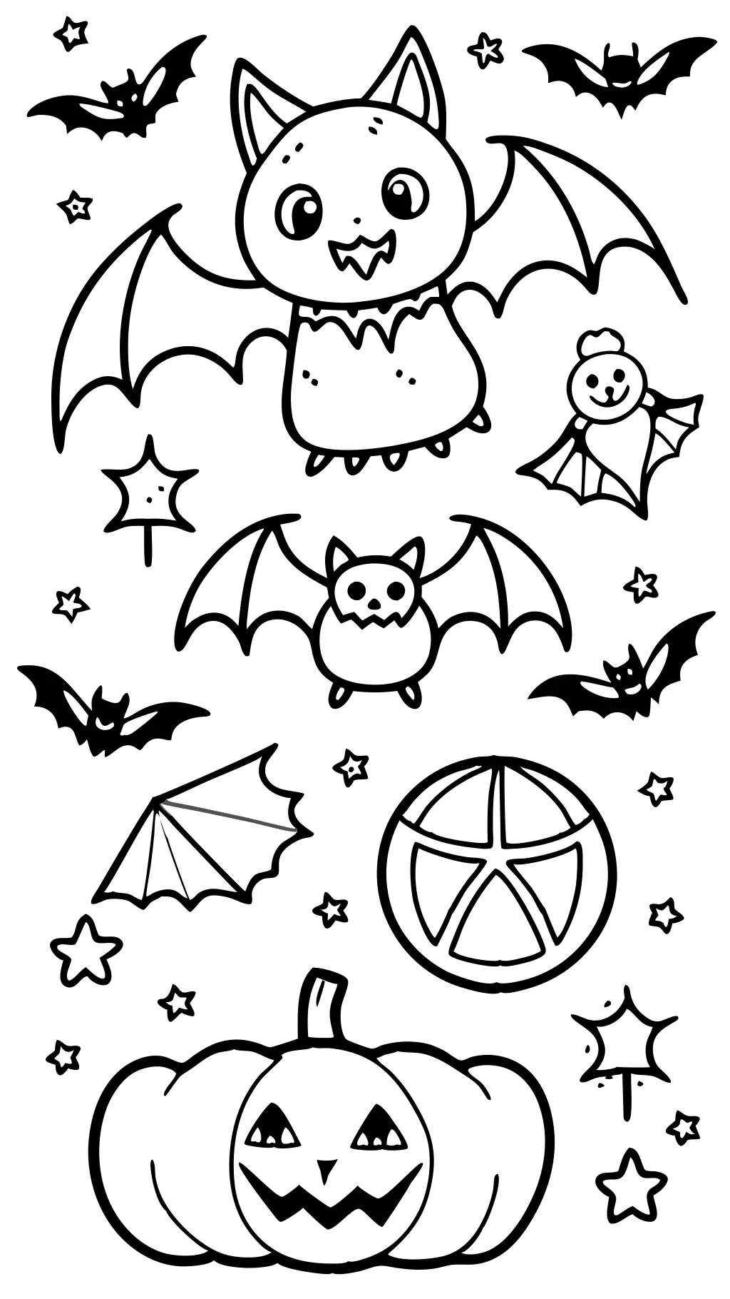 halloween coloring pages bats